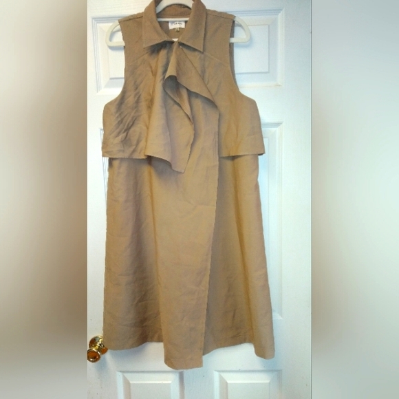 Sugarlips Jackets & Blazers - Long Khaki Vest